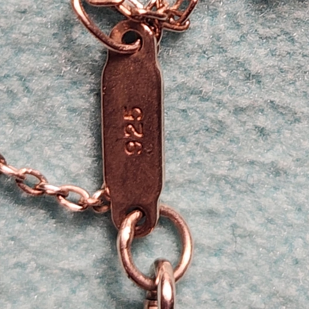 Authentic Return to Tiffany Heart tag pendant with chain - Picture 5 of 9
